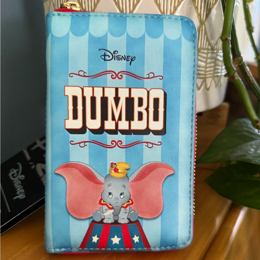NWT Disney Dumbo Book Series Zip Around Wallet